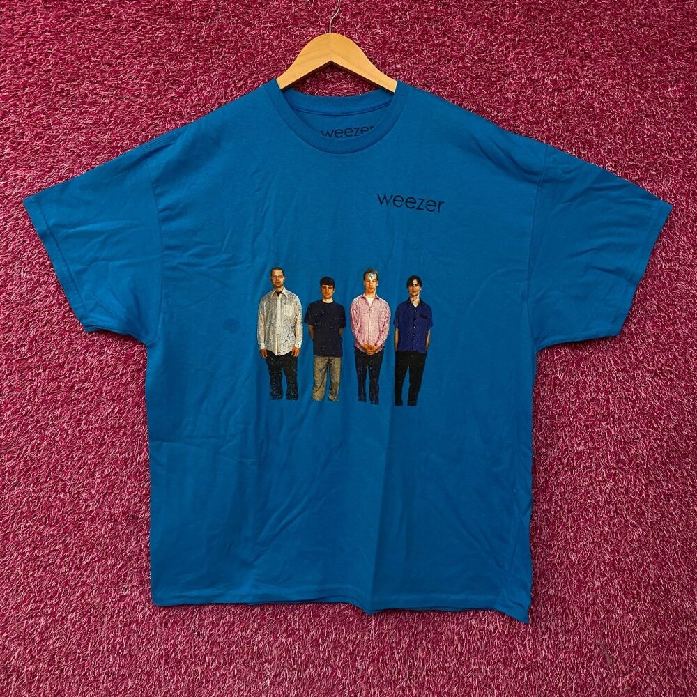 Weezer Blue Album Rock Band Graphic T-Shirt 2XL
